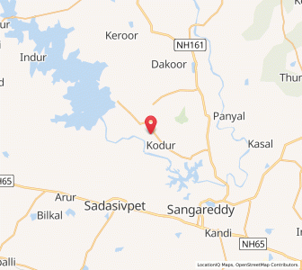 Map of Minpur, Andhra Pradesh