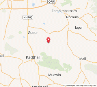 Map of Mir Khanpet, Andhra Pradesh