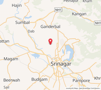 Map of Mirapur, Kashmir