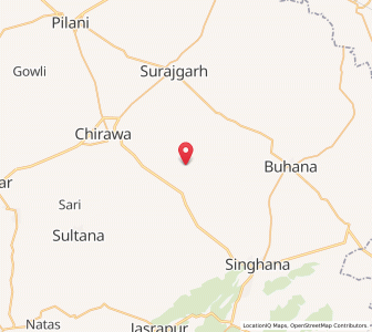Map of Mirchawas, Rajasthan
