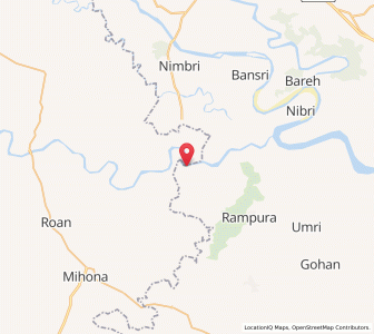 Map of Mirzapura, Uttar Pradesh