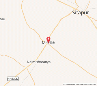 Map of Misrikh, Uttar Pradesh