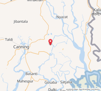 Map of Mithakhali, West Bengal