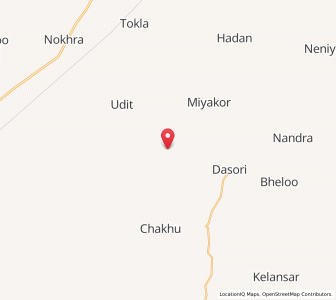 Map of Mithriya, Rajasthan