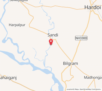 Map of Mitmitpur, Uttar Pradesh