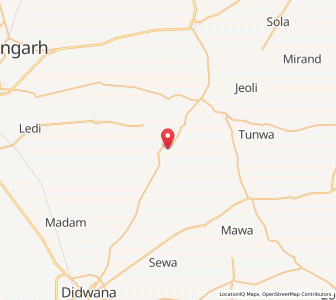 Map of Mitri, Rajasthan