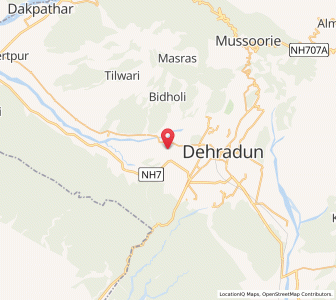 Map of Mitthi Behri, Uttarakhand