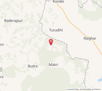 Map of Mogedda, Chhattisgarh