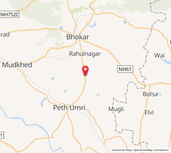 Map of Mogli, Maharashtra