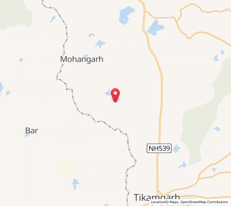 Map of Mogna, Madhya Pradesh