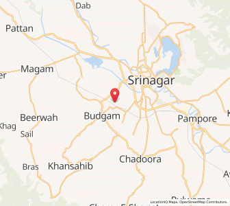 Map of Mohandpura, Kashmir