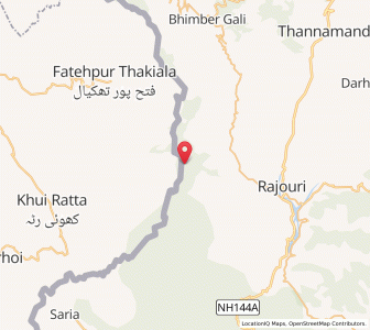 Map of Mohera Khul, Kashmir