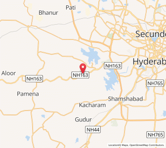 Map of Mohinabad, Andhra Pradesh