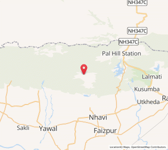 Map of Mohomandli, Maharashtra