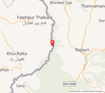 Map of Mohra Harm, Kashmir
