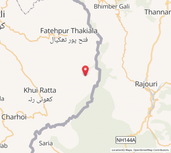 Map of Mohra Katera, Kashmir