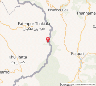 Map of Mohra Kundi, Kashmir