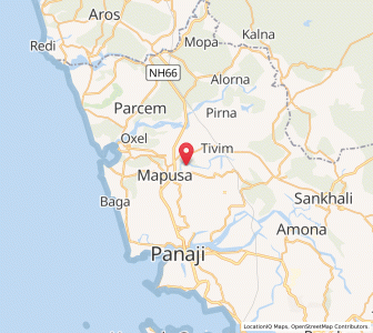 Map of Moira, Goa
