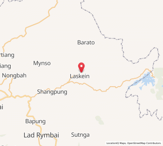 Map of Mokalaw, Meghalaya