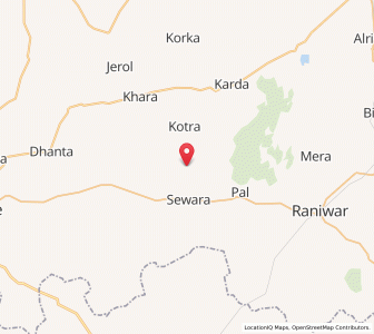 Map of Mokhatra, Rajasthan