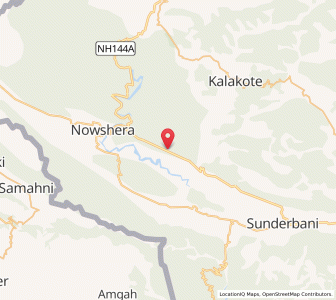 Map of Mokreala, Kashmir