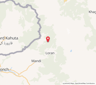 Map of Molsar, Kashmir
