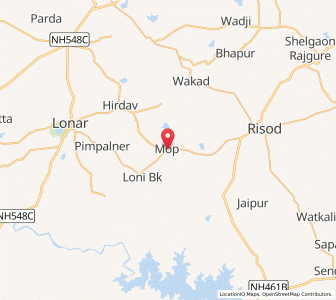 Map of Mop, Maharashtra