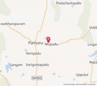 Map of Mopadu, Andhra Pradesh