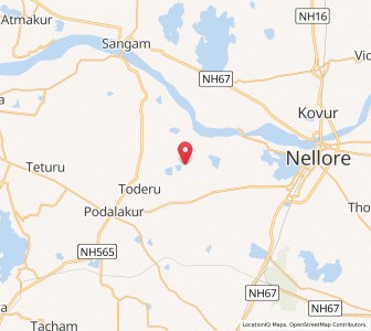 Map of Mopuru, Andhra Pradesh