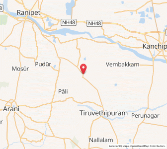 Map of Moranam, Tamil Nadu