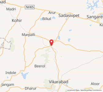Map of Morangpalli, Andhra Pradesh