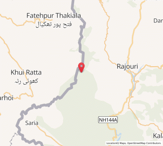 Map of Morani, Kashmir