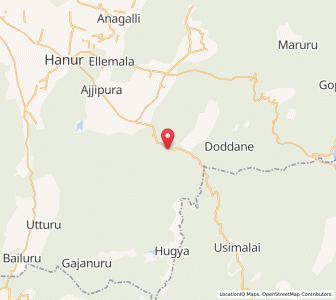 Map of Moranur, Karnataka