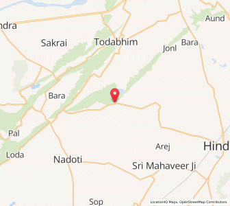 Map of Morara, Rajasthan