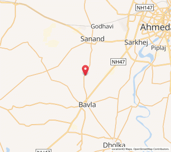Map of Morasar, Gujarat