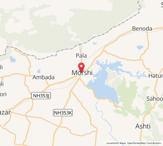 Map of Morsi, Maharashtra