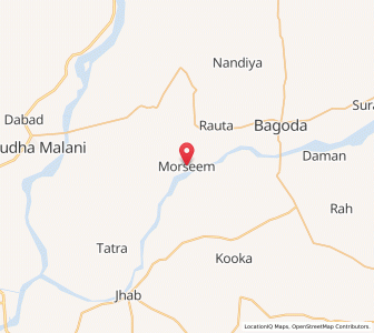 Map of Morsim, Rajasthan