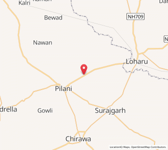 Map of Moruwa, Rajasthan
