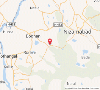 Map of Mosrah, Andhra Pradesh