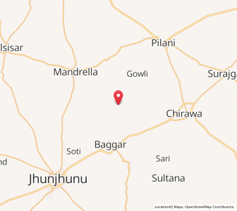 Map of Motana Dhani, Rajasthan