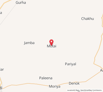 Map of Motel, Rajasthan