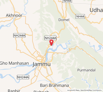 Map of Moti Mandar, Kashmir