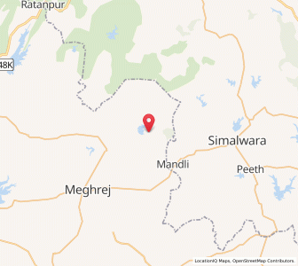 Map of Moti Mori, Gujarat