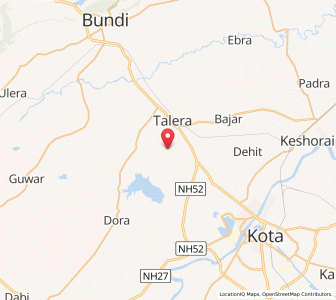 Map of Motuka, Rajasthan