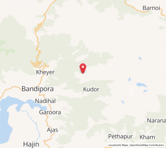 Map of Mowu, Kashmir