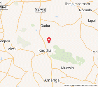 Map of Mucherla, Andhra Pradesh