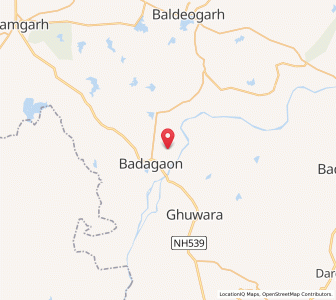 Map of Mudelankhera, Madhya Pradesh
