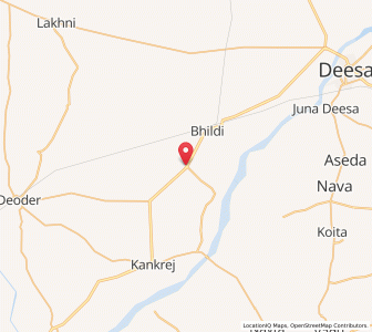 Map of Mudetha, Gujarat