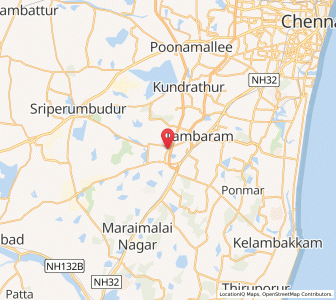 Map of Mudichchur, Tamil Nadu