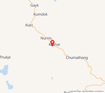 Map of Mudil, Kashmir